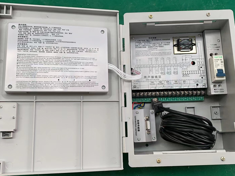 云南​LX-BW10-RS485型干式变压器电脑温控箱